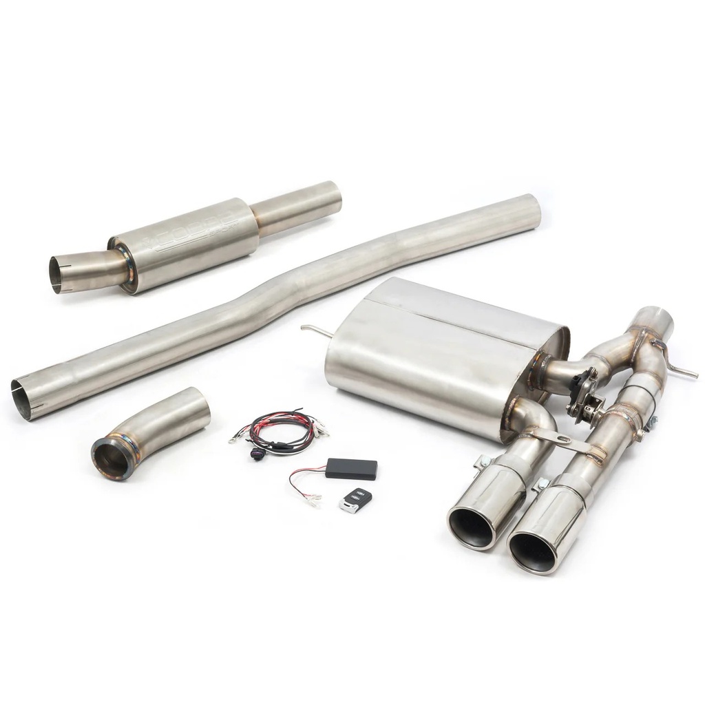 Cobrasport Mini Cooper Works GP3 (F56) Mk3 (20 >) Non-Resonated Cat Back System - GPF/(ROW) (with Valve & Controller)