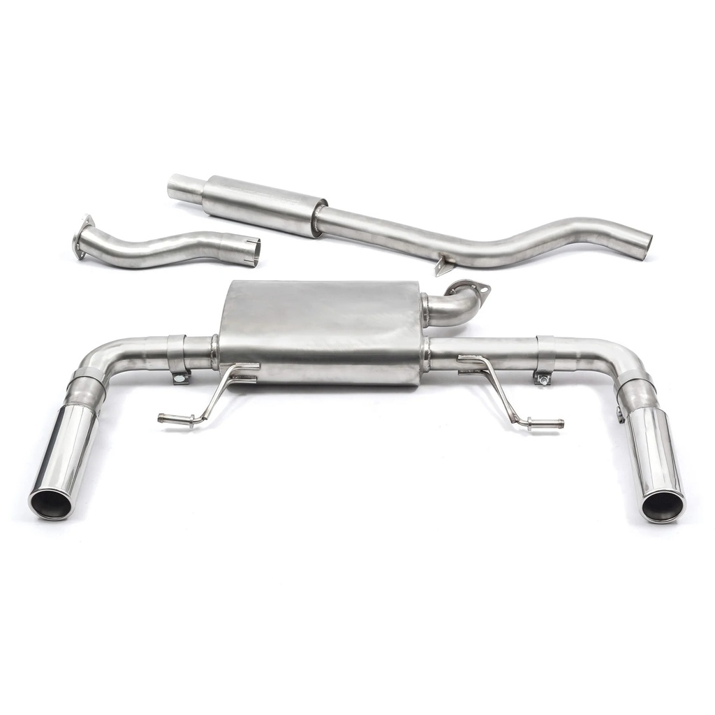 Cobrasport Renault Clio Sport 197 (06 - 09) Cat Back System (Resonated) TP88