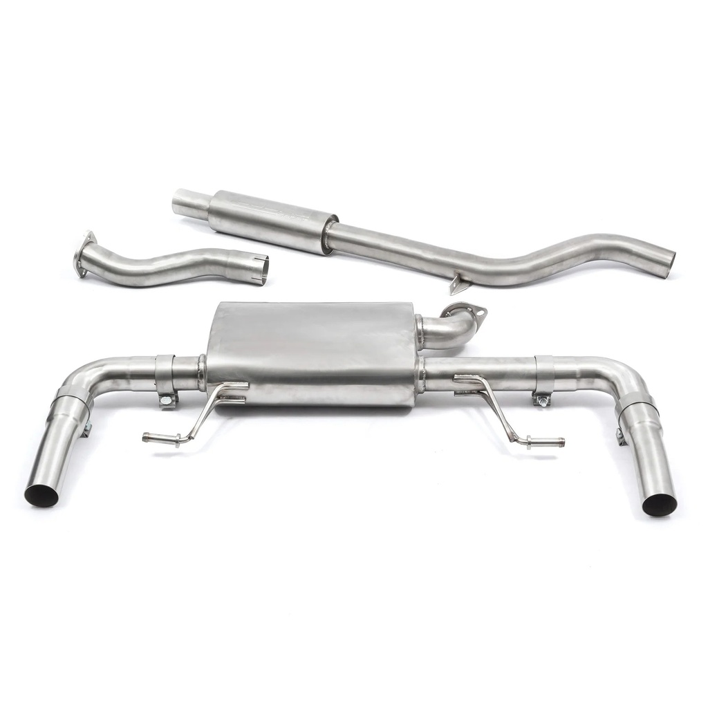 Cobrasport Renault Clio Sport RS200 (09 - 12) Cat Back System (Non-Resonated)