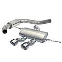 Cobrasport Seat Leon Cupra R 2.0 TSI (1P - Mk2) (10 - 12) Cat Back System (Non-Resonated) TP34