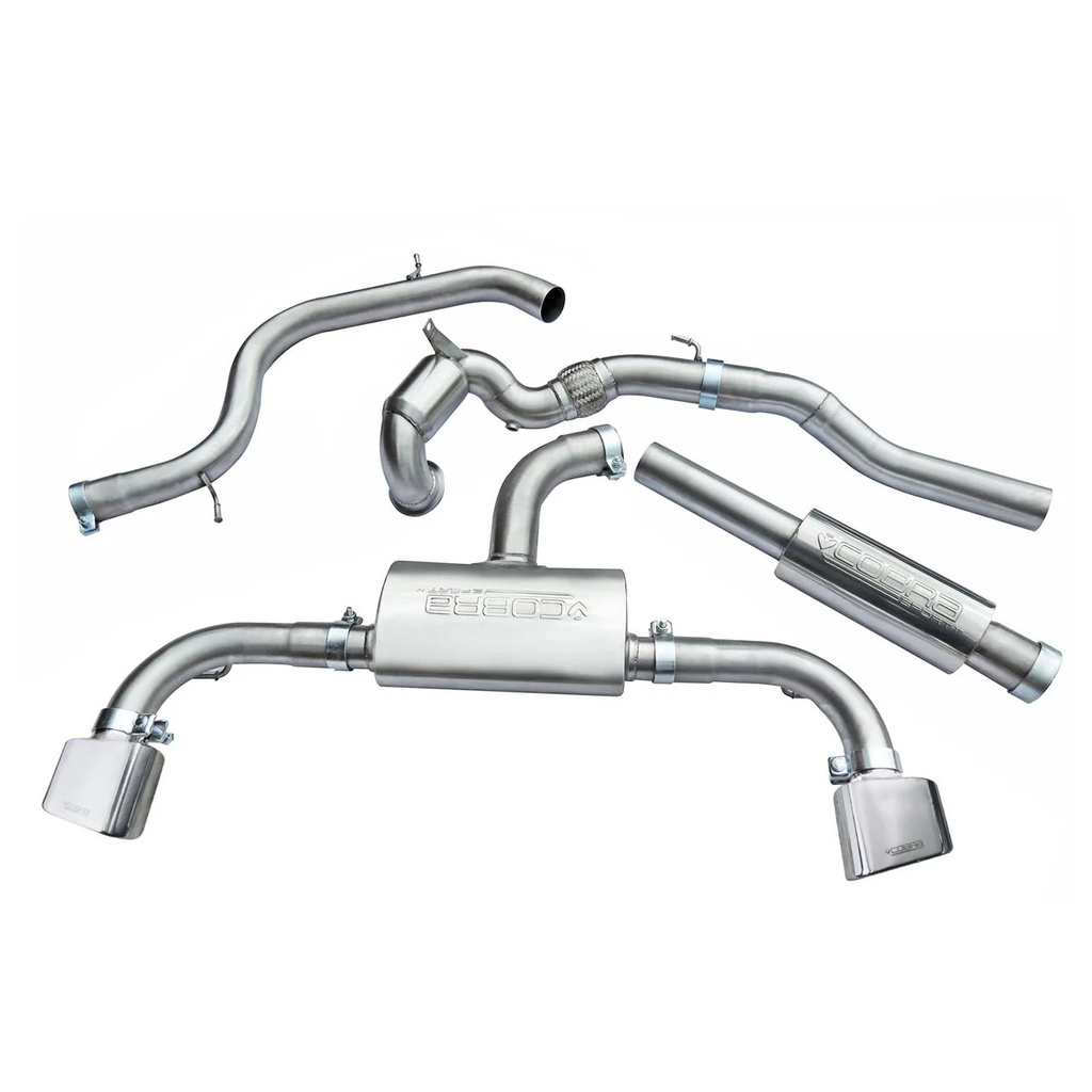 Cobrasport Seat Leon Cupra 2.0 280, 290 & 300 (14 - 18) Turbo Back System (Sports Cat & Resonated)