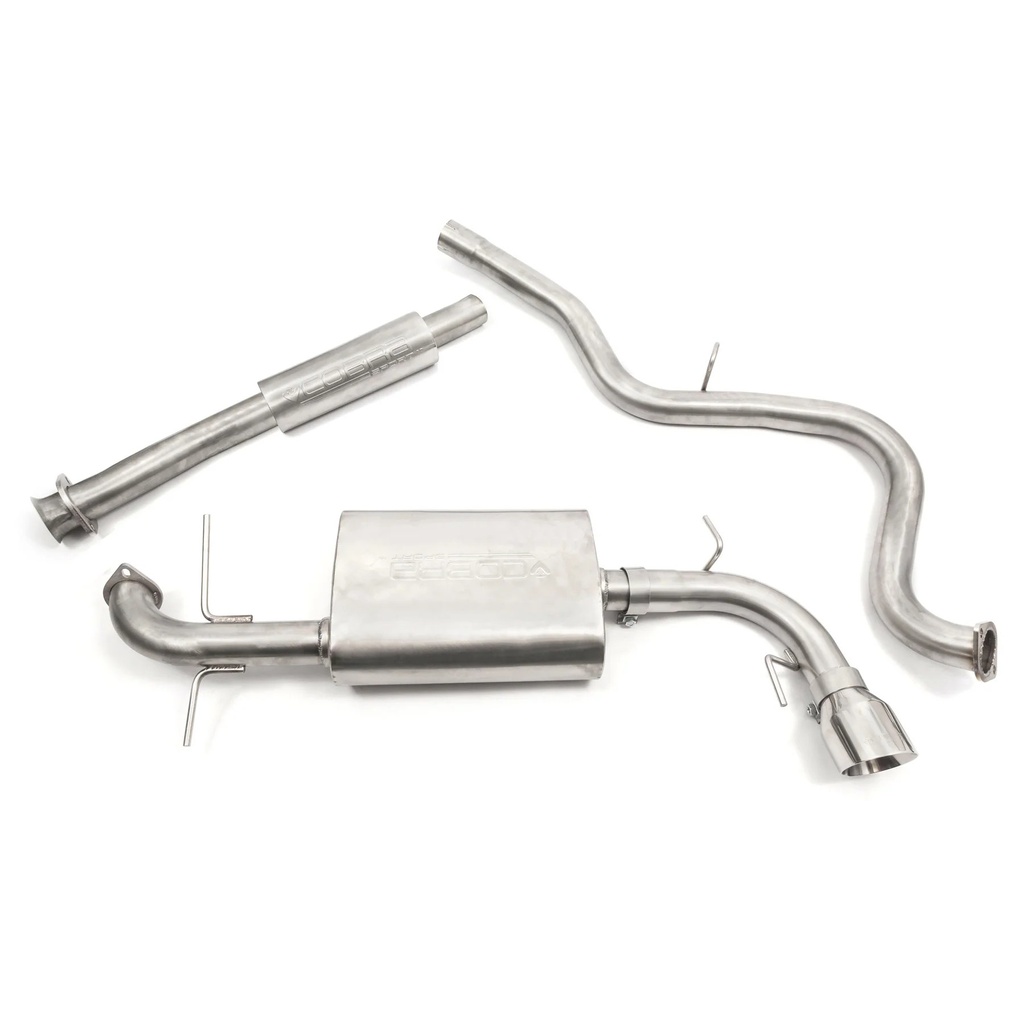 Cobrasport Subaru Impreza WRX Turbo (Hatchback) (08 - 12) Cat Back System (Resonated) TP34