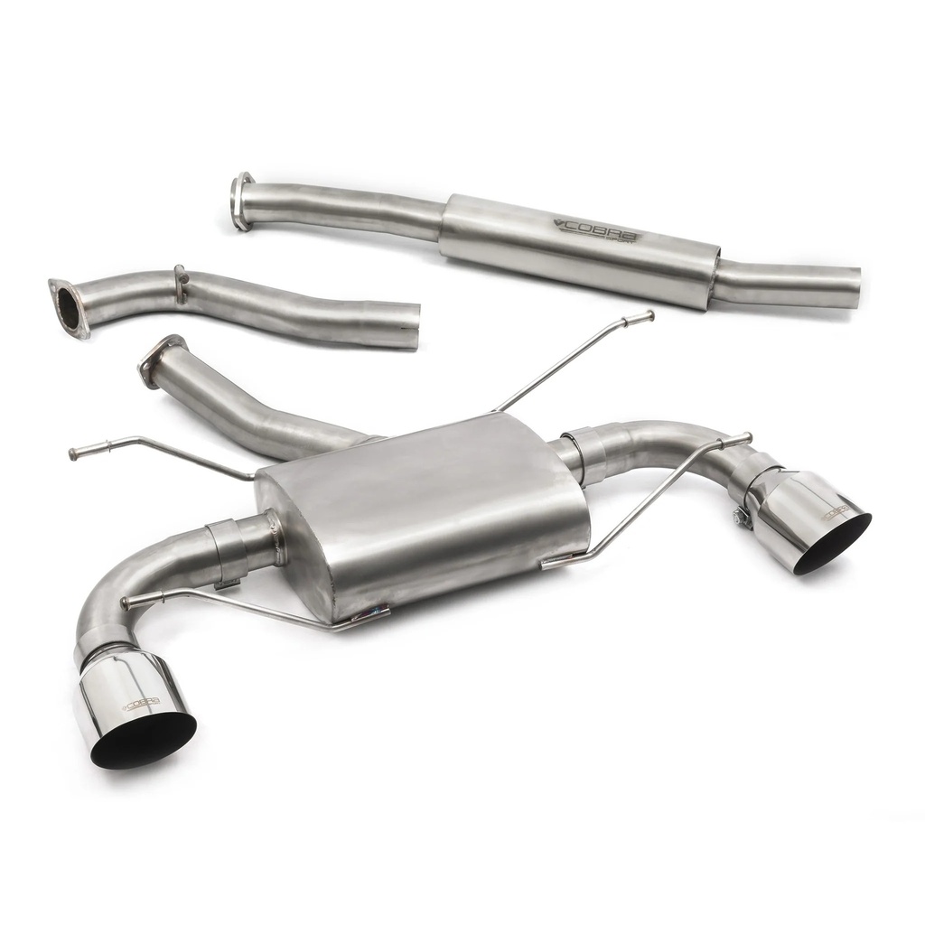 Cobrasport Subaru BRZ (12 - 21) Cat Back System (Resonated) TP33