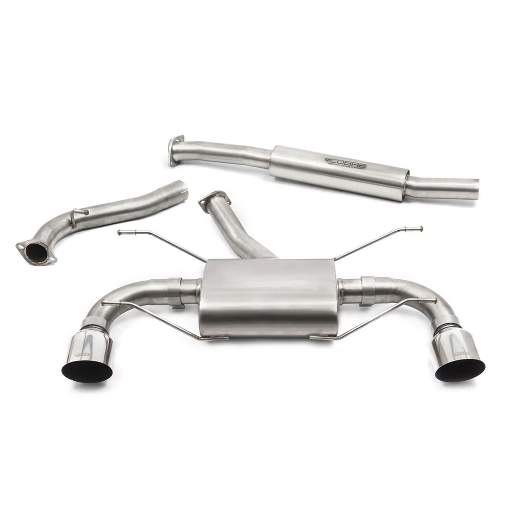 Cobrasport Toyota GT86 (12 - 21) Cat Back System (Resonated) TP19
