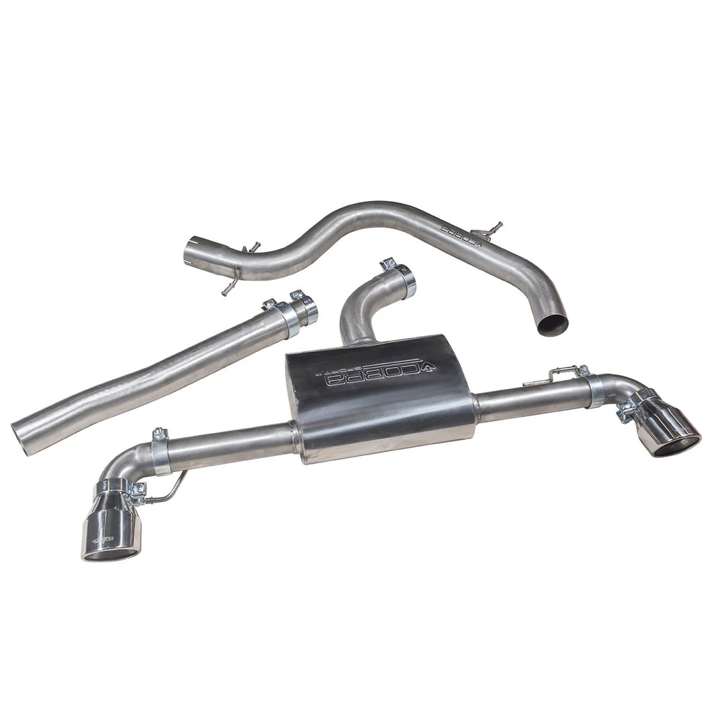Cobrasport Volkswagen Golf GT Mk6 TDI 140 PS (09 - 12) Cat Back System (Dual Exit) TP34