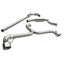 Cobrasport Volkswagen Golf GTI Mk6 (09 - 12) Turbo Back System (De-Cat) - Venom System