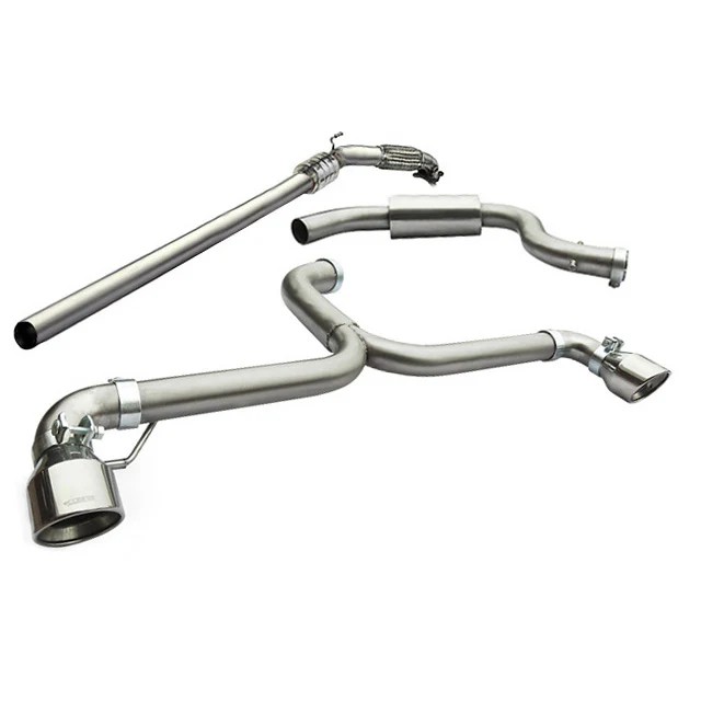 Cobrasport Volkswagen Golf GTI Mk6 (09 - 12) Turbo Back System (De-Cat) - Venom System