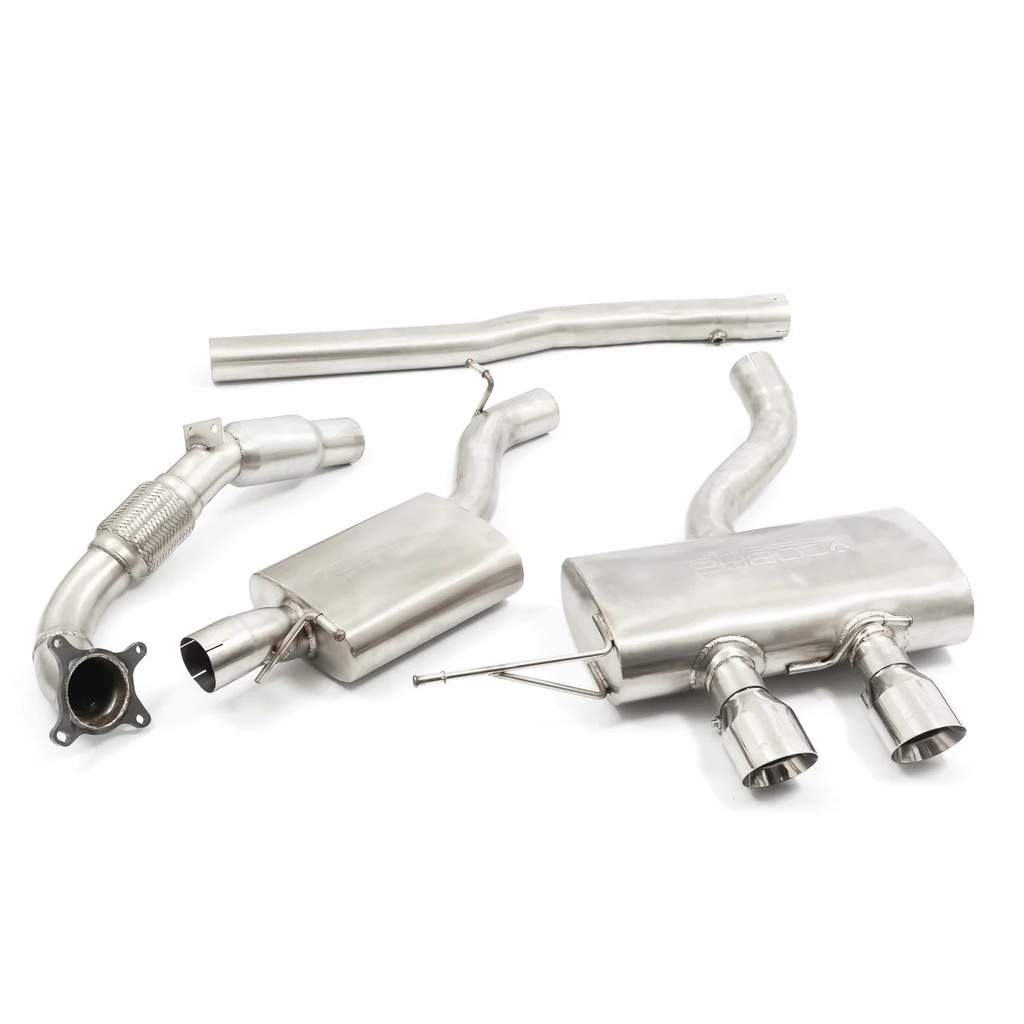 Cobrasport Volkswagen Golf R Mk6 (5K) (09 - 12) Turbo Back System (De-Cat & Resonated)
