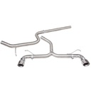 Cobrasport Volkswagen Golf GTD Mk7 (5G) (12 - 17) Cat Back System - GTI Conversion (Only Fits Vehicles without Sound Pack) TP38-BLK