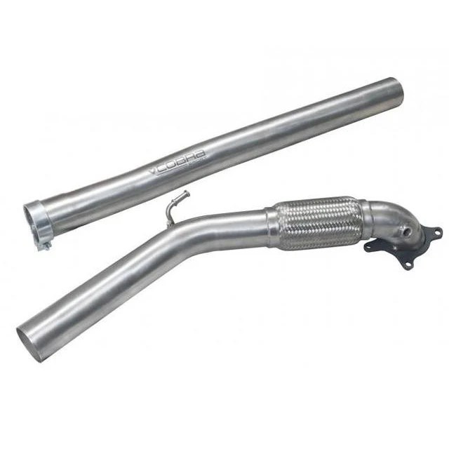 Cobrasport Volkswagen Scirocco R 2.0 TSI (09 - 18) - Front Pipe & De-Cat Section To Cobra Sport Cat Back
