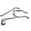 Cobrasport Volkswagen Scirocco R 2.0 TSI (09 - 18) - Turbo Back System (De-Cat) - Venom System TP38-BLK