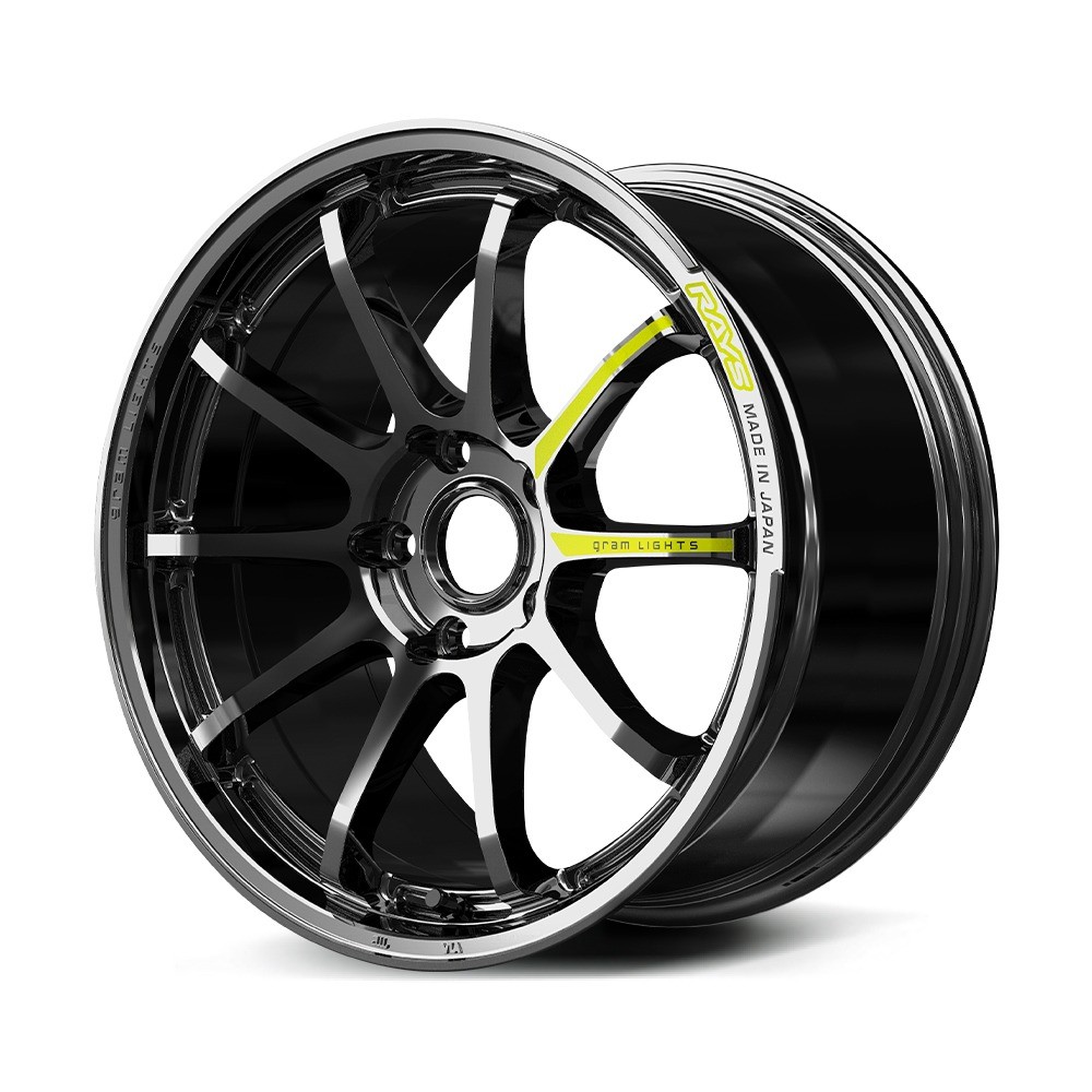 [58518952295RB] Gram Lights 57NR Limited F3 18x9.5+22 5x114.3 15 RB Rays Black Metal Coat