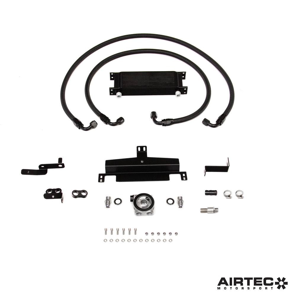 [AIR-406529] AIRTEC Motorsport Fiesta Mk7 ST180 Oil Cooler Kit - ATOILFO4 (Black AIRTEC Logo, With Thermostat Housing)