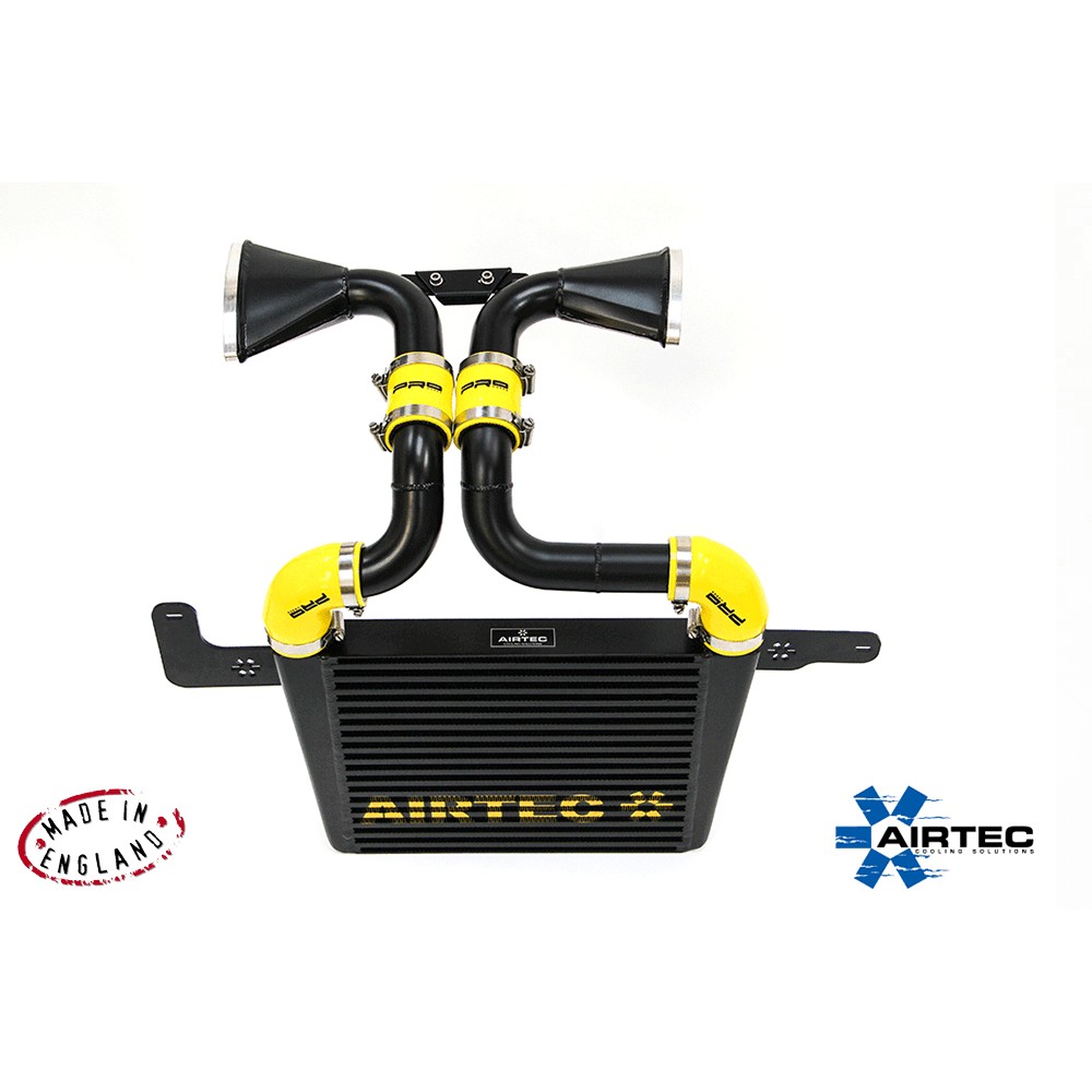[AIR-412424] AIRTEC Intercooler Upgrade for Mini Cooper S R53 - ATINTMINI03 (Blue AIRTEC Logo, Black Hoses)