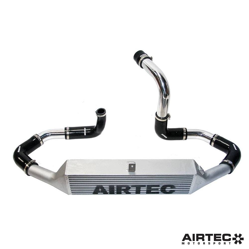 [AIR-420063] AIRTEC Intercooler Upgrade for Corsa E 1.4 Turbo - ATINTVAUX9 (Blue AIRTEC Logo, Black Hoses)