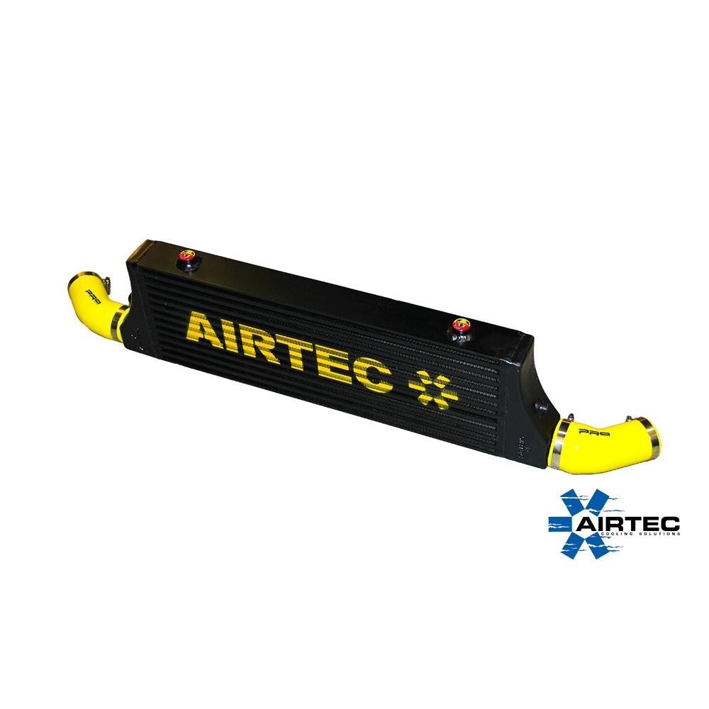 [AIR-400002] AIRTEC Intercooler Upgrade for Alfa Romeo Mito 1.4 - ATINTALFA1 (Blue AIRTEC Logo, Gloss Black)
