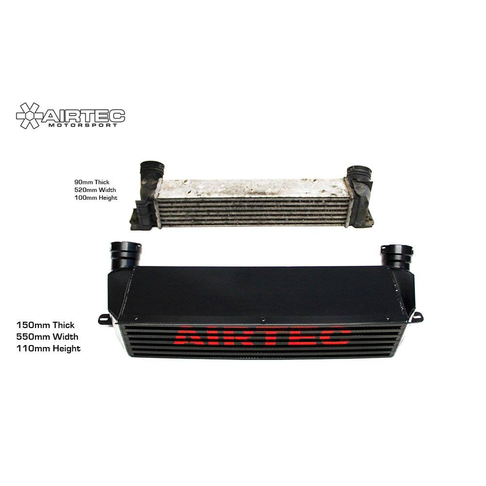 [AIR-400684] AIRTEC Intercooler Upgrade for BMW E8x/E9x 1/3 Series - Diesel Models - ATINTBMW3 (Blue AIRTEC Logo)