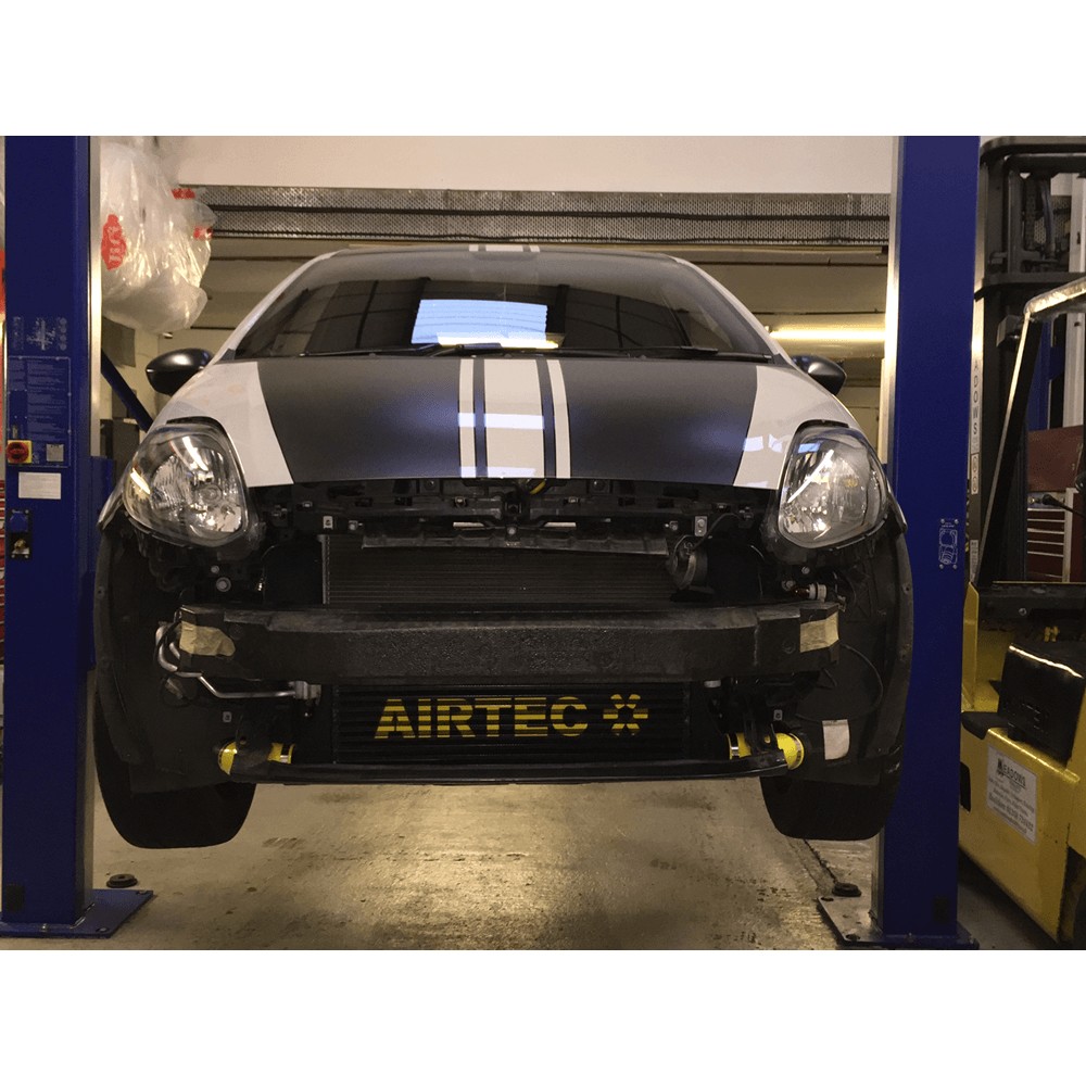 [AIR-403356] AIRTEC Intercooler Upgrade for Fiat Punto Abarth - ATINTFT2 (Blue AIRTEC Logo, Gloss Black)