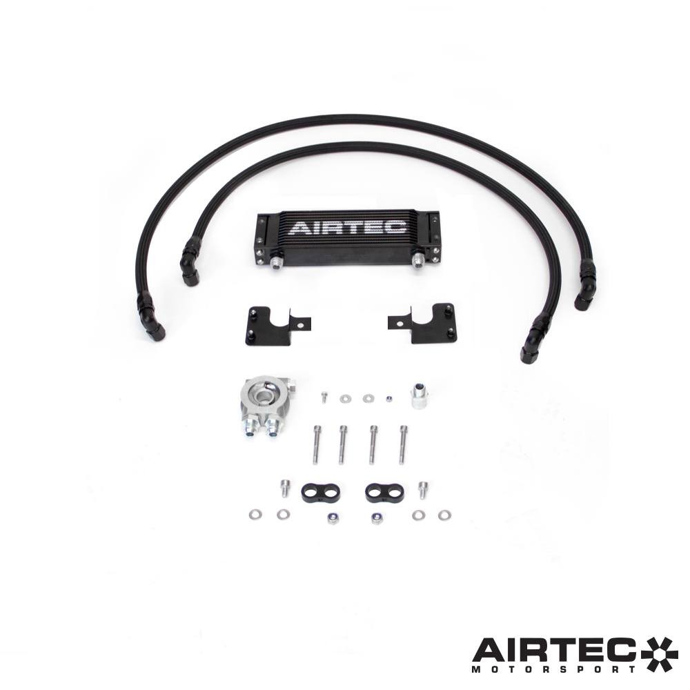 [AIR-201208] AIRTEC Motorsport Oil Cooler Kit for Toyota Yaris GR - ATMSYGR04 (Blue AIRTEC Logo)