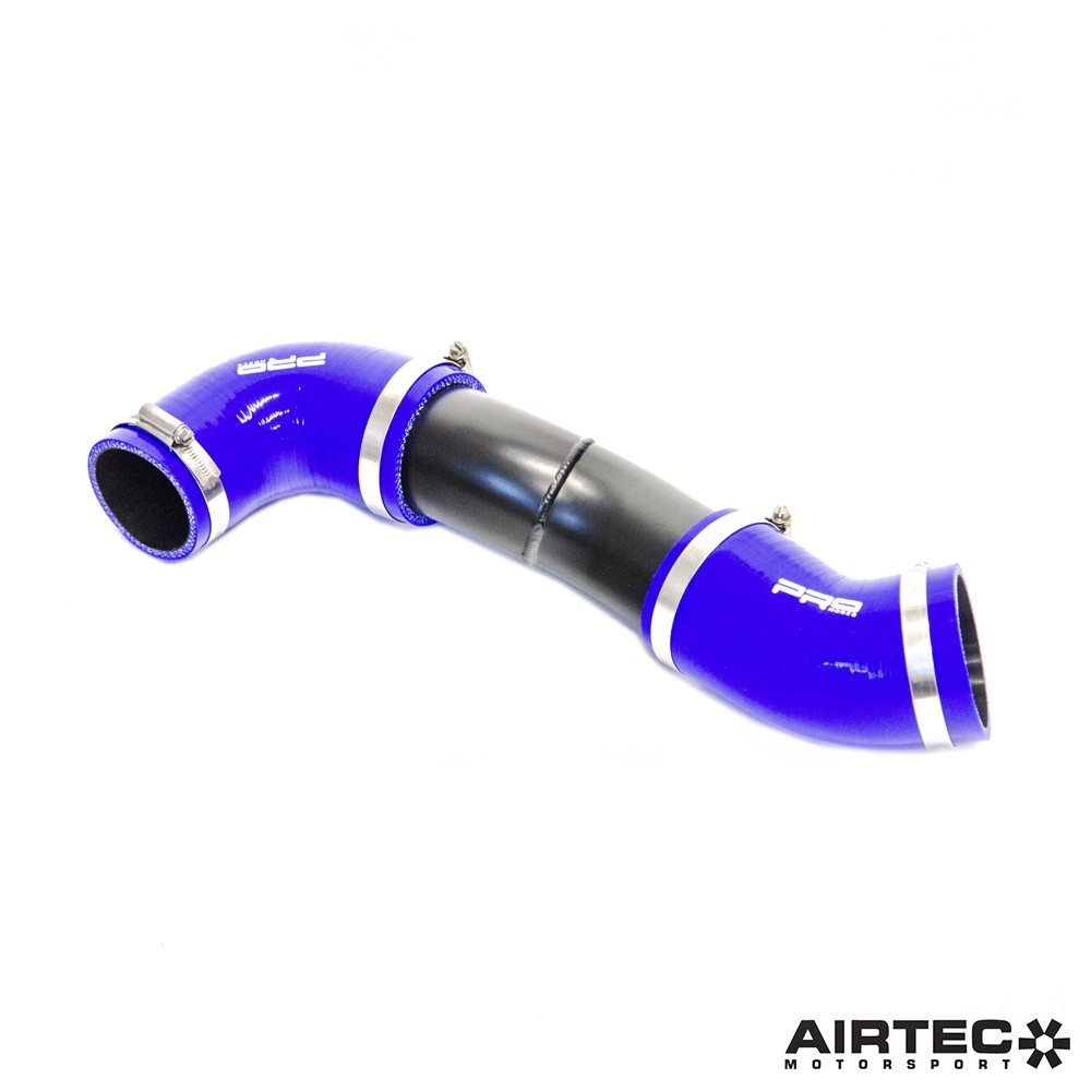 [AIR-200147] AIRTEC Motorsport 70mm Cold Side Boost Pipe for Mk2 Focus RS - ATMSFO33 (Gloss Black, Hoses Only No Clips, 63mm Standard Throttle Body)