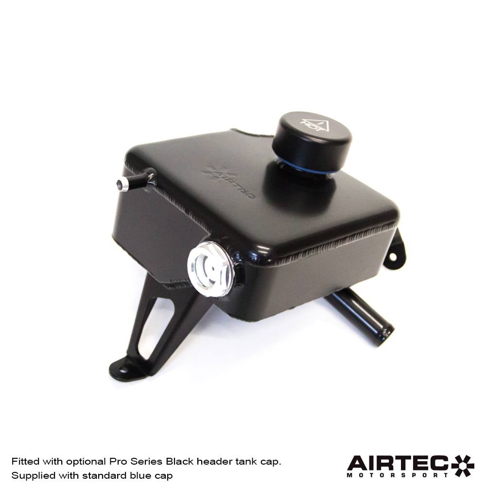 [AIR-201133] AIRTEC Motorsport Lightweight Alloy Header Tank for Hyundai i30N - ATMSHYU2 (Polished Cap, Natural Silver)