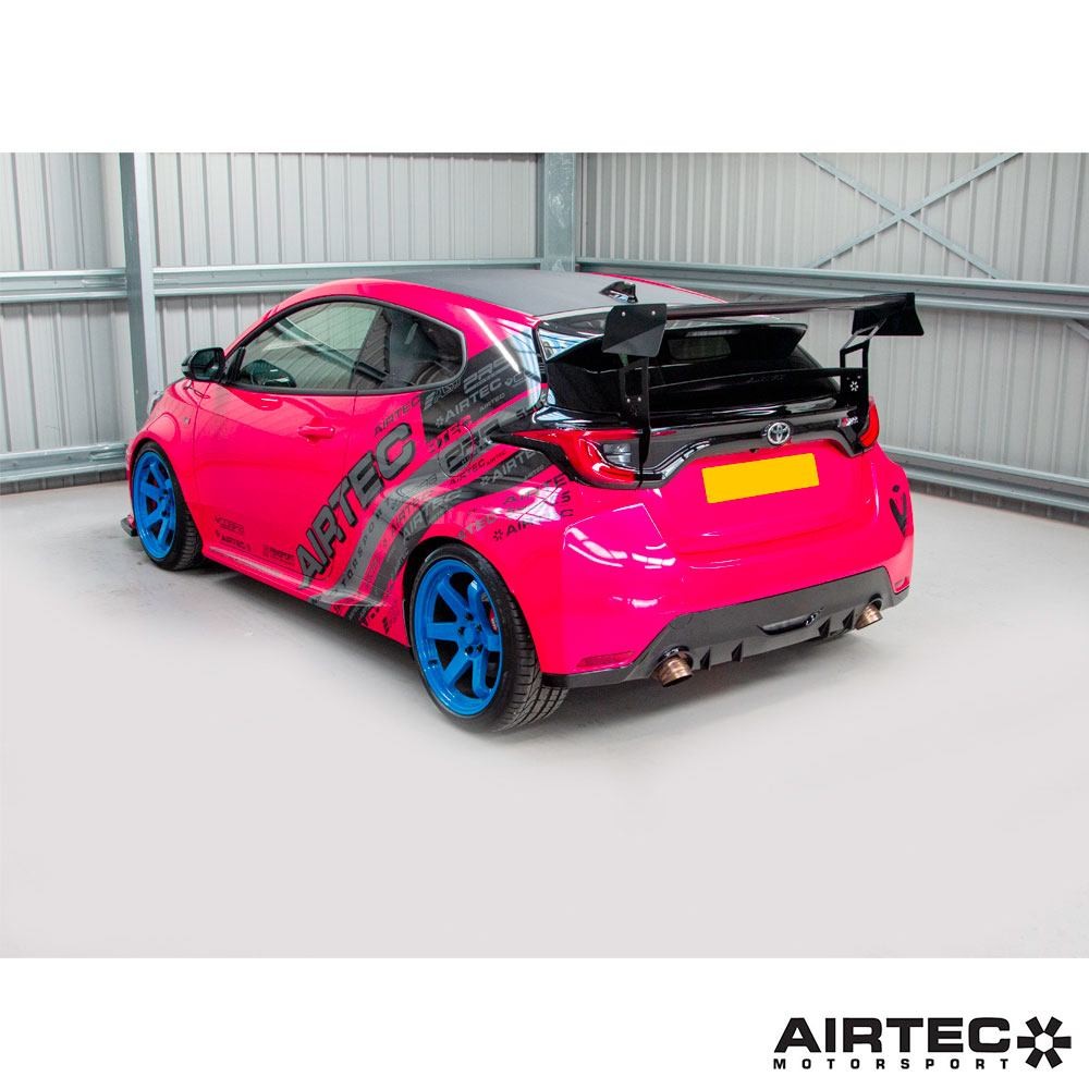 [AIR-201405] AIRTEC Motorsport Rear Wing for Toyota Yaris GR - ATMSYGR20 (Black Fibreglass Centre Blade)