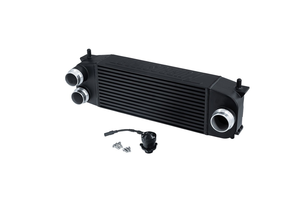 [TS-PK-1005] Ranger/Bronco Intercooler + Blow Off Valve Kit, Black Recirculating