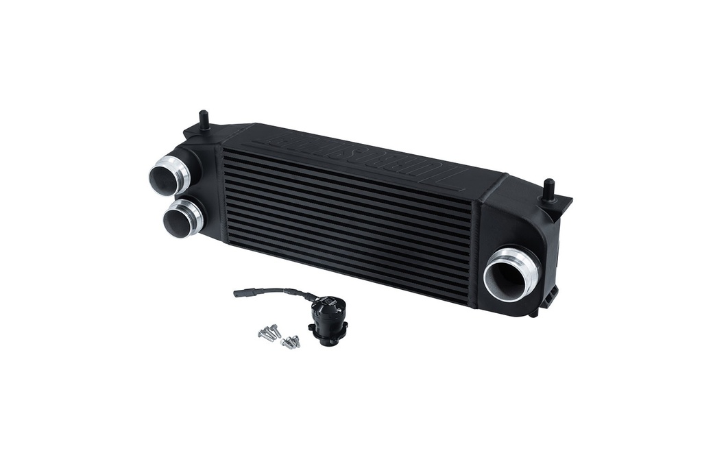 [TS-PK-1006] Ranger/Bronco Intercooler + Blow Off Valve Kit, Black Dual Port
