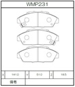 Winmax Brake Pads WR35 Compound