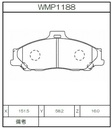 Winmax Brake Pads WE15 Compound