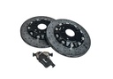 Racingline Stage 3+ Carbon Brake Kit Rear MQB - 310mm Rotors & Pads Axle set