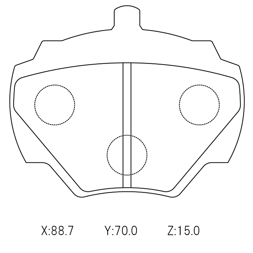 [WMP333-WR30] Winmax Brake Pads WR30 Compound
