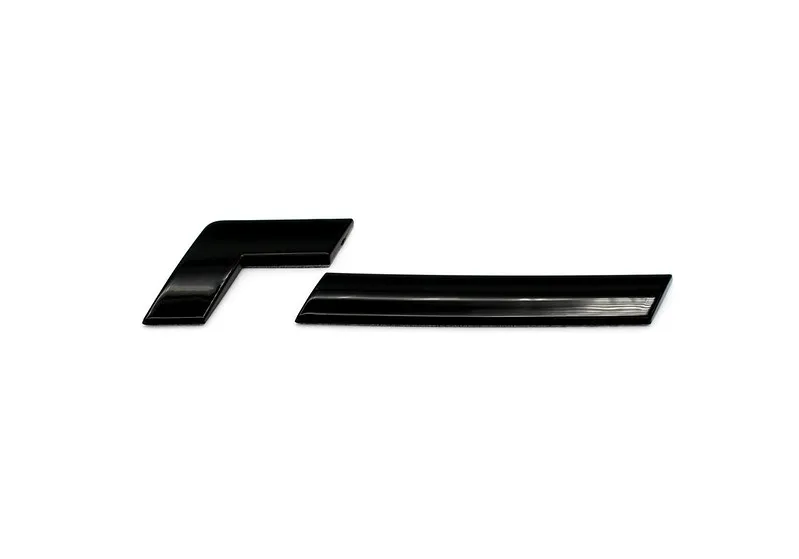 [VWR800001] Racingline R Line Car Badge - Black