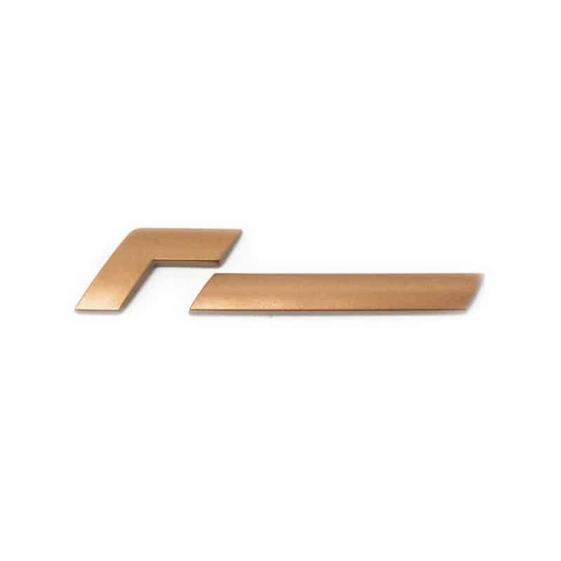[VWR800004] Racingline R Line Car Badge - Bronze