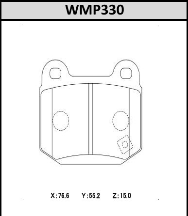 [WMP330-W5] Winmax Brake Pads W5 Compound