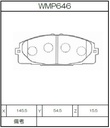 Winmax Brake Pads N143 Compound