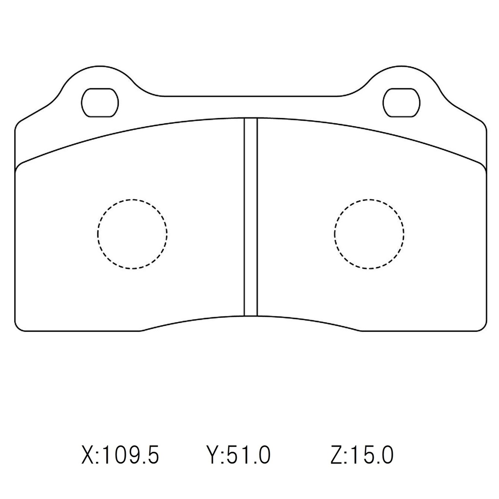 [WMP823-W4] Winmax Brake Pads W4 Compound